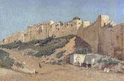 Alphonse Asselbergs The Casbah of Algiers oil